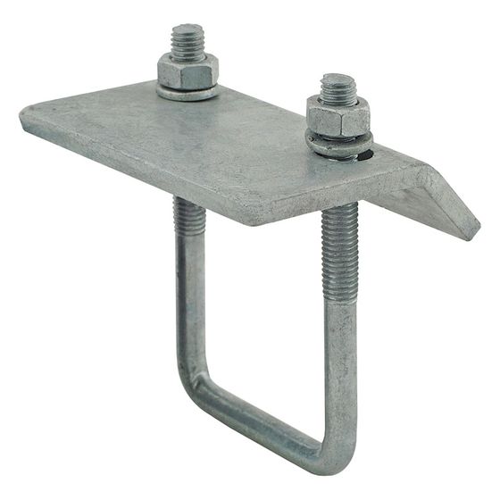 Walraven Strut Trägerklammer, M10 für Profil 41x21/41/21D für Flansch bis 17,5mm, feuerverzinkt