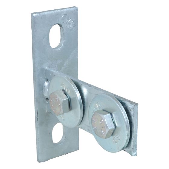 Walraven Strut Stirnflansch senkrecht, für RapidStrut-Schienen 41x21/41/21D, elektrolytisch verzinkt