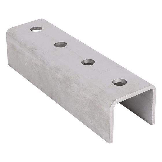 Walraven Strut Längsverbinder U-Form, 4xLoch 12mm für 41x41/41D, Edelstahl V4A