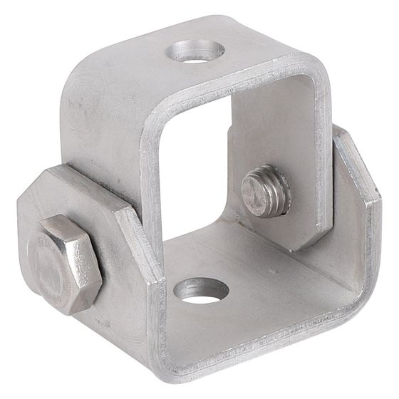 Walraven Strut Universalgelenk, 2x Loch 13mm flexibel bis 90 Grad, Edelstahl