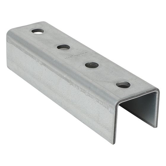 Walraven Strut Längsverbinder U-Form BUP, 4xLoch 12mm für 41x41/41D/62/62D/82, Stahl