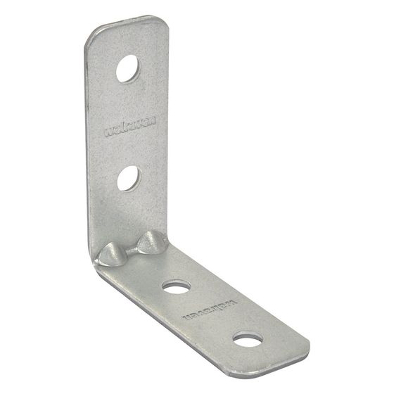 Walraven Strut Schienenverbinder 90 Grad, 110x100mm lang/lang 4-Loch, BUP Stahl