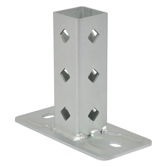 Walraven Strut Schwerlast-Schienenfuß, Vierkantprofil für Schiene 41x41/21D, BUP Stahl
