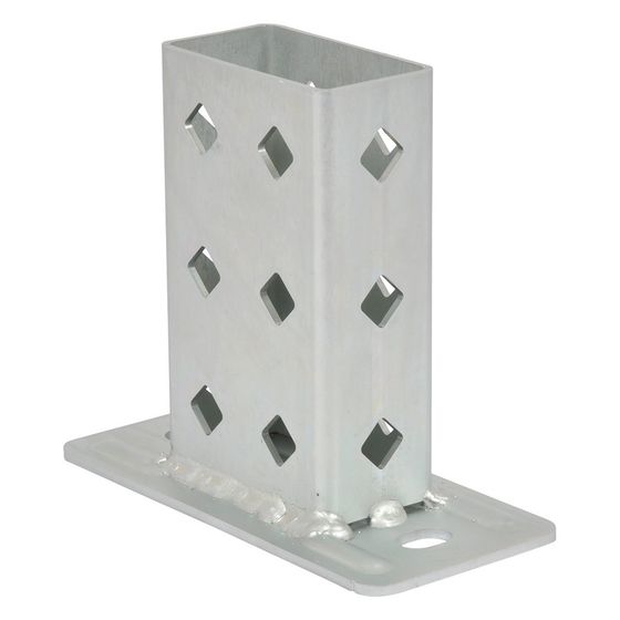 Walraven Strut Schwerlast-Schienenfuß, Vierkantprofil für Schiene 41x82/41D, BUP Stahl