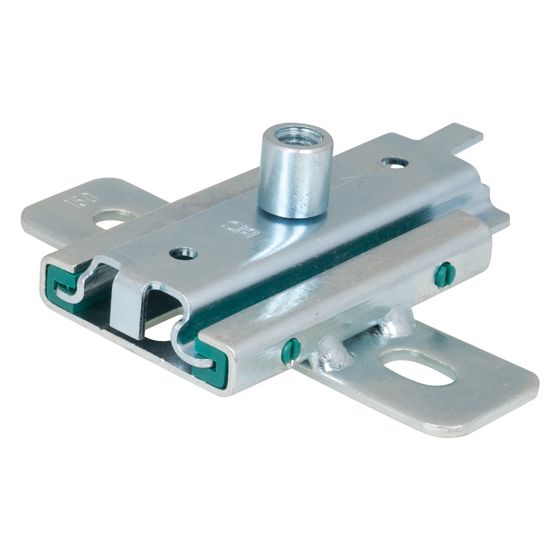 Walraven Gleitlager ES-1MV M10/M12 einzeln, für axiale Verschiebung, POM, Stahl elektrolytisch verzinkt