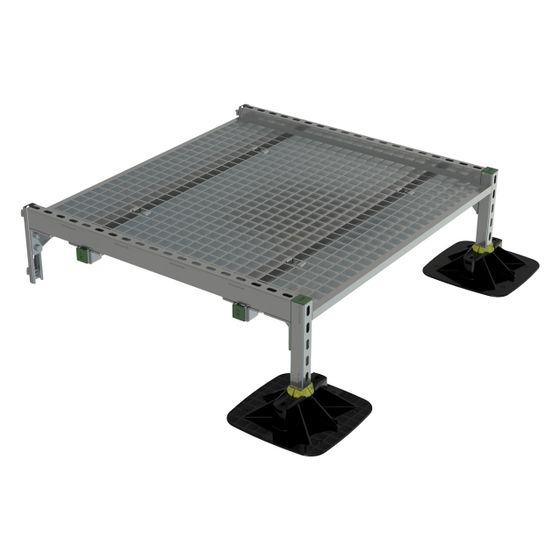 Walraven Yeti Laufweg-Erweiterung 335, mit 1000x1000mm Plattformgitter, 2x Montagefuß und Matten, BUP