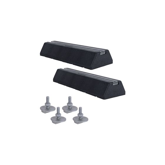 Walraven Yeti Montagefuß-Kits Typ A, BUP1000 mit 2x Gummifuß Typ A 600mm und 4x T-Bolzen