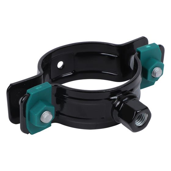 Walraven Schwerlastschelle HD500 M10/M12, 86-92mm Zweischraubenschelle, Schwarz