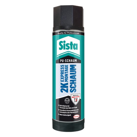 Walraven Sista Montageschaum 2K Express, 2-Komponenten-Polyurethan-Schaum B2, 400ml