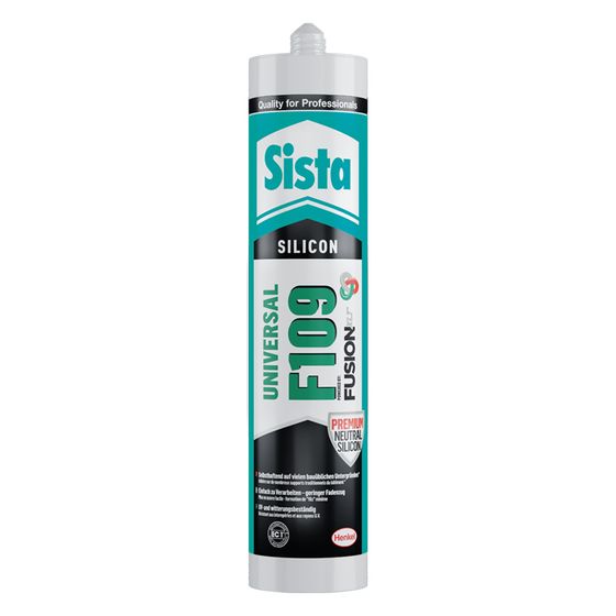 Walraven Sista Universal-Silikon F109 Fusion, neutralvernetzend, Anthrazit, 300ml