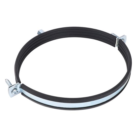 Walraven Lüftungsschelle N, 112mm M8/M10 Zweischraubenschelle, EPDM, elektrolytisch verzinkt