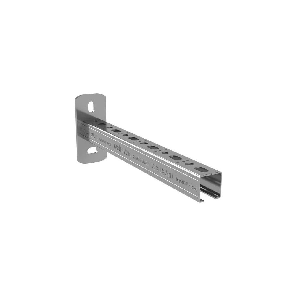 Walraven Wandkonsole RapidRail 30x30 ev L: 250 mm mit Schnittmarkierungen... WALRAVEN-66033025 8719942084802 (Abb. 1)