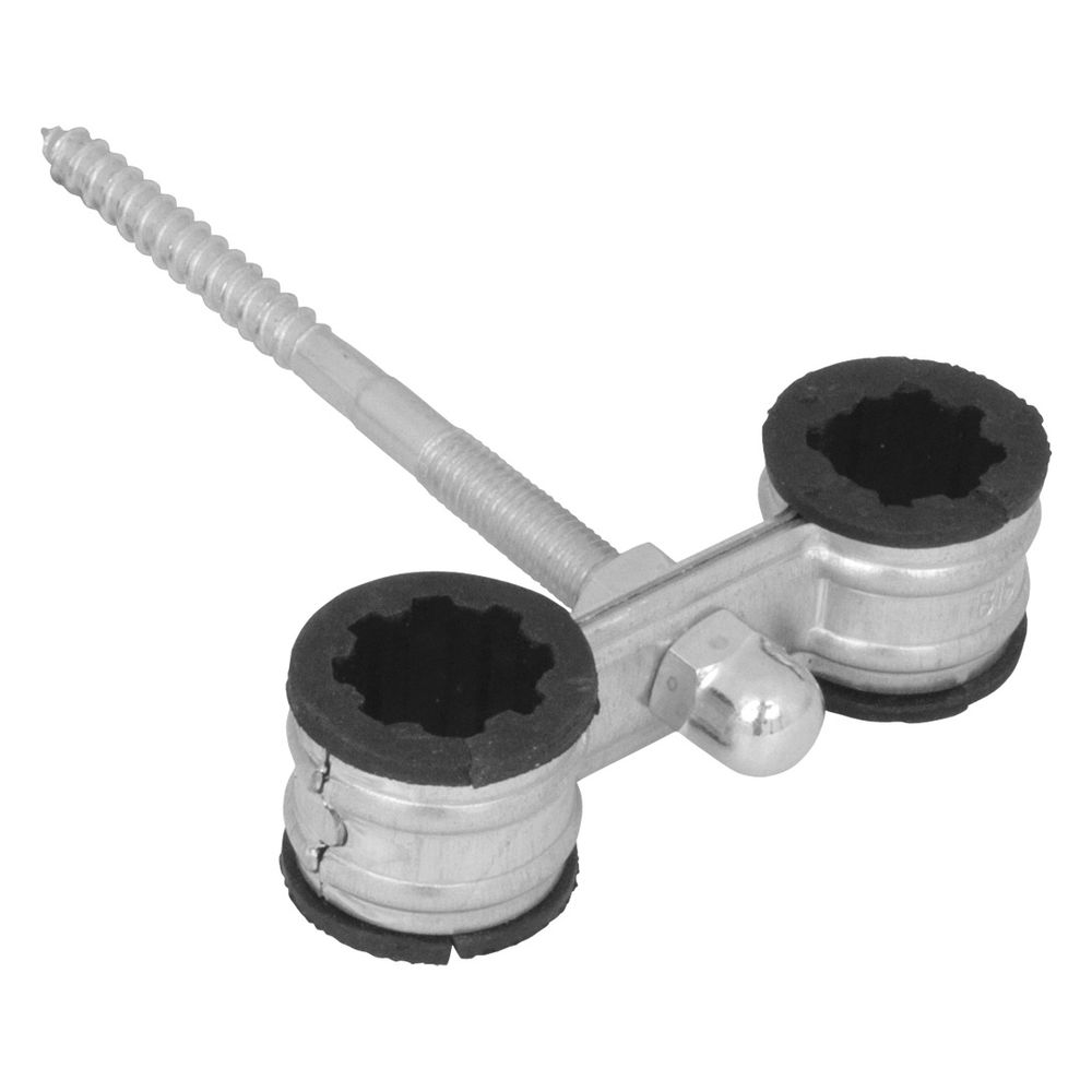 Walraven Zwillingsschelle mit Einlage, für 15mm Metallheizungsrohre, Stift 120mm, EPD... WALRAVEN-3535015 8712993270880 (Abb. 2)