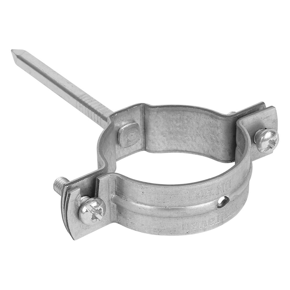 Walraven Stiftrohrschelle 40, mit Einschlagstift 80mm, für Kunststoffrohre DN 100, el... WALRAVEN-3862040 8712993363711 (Abb. 2)