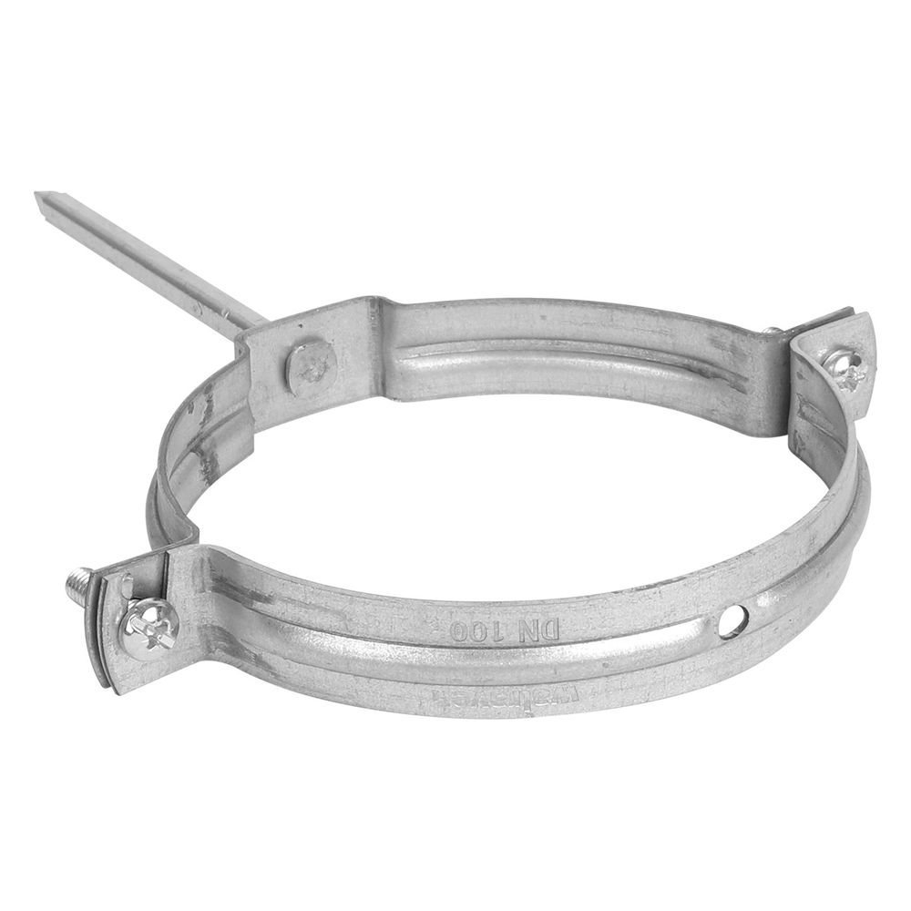 Walraven Stiftrohrschelle 100, mit Einschlagstift 100mm, für Kunststoffrohre DN 100, ... WALRAVEN-3862100 8712993363742 (Abb. 2)