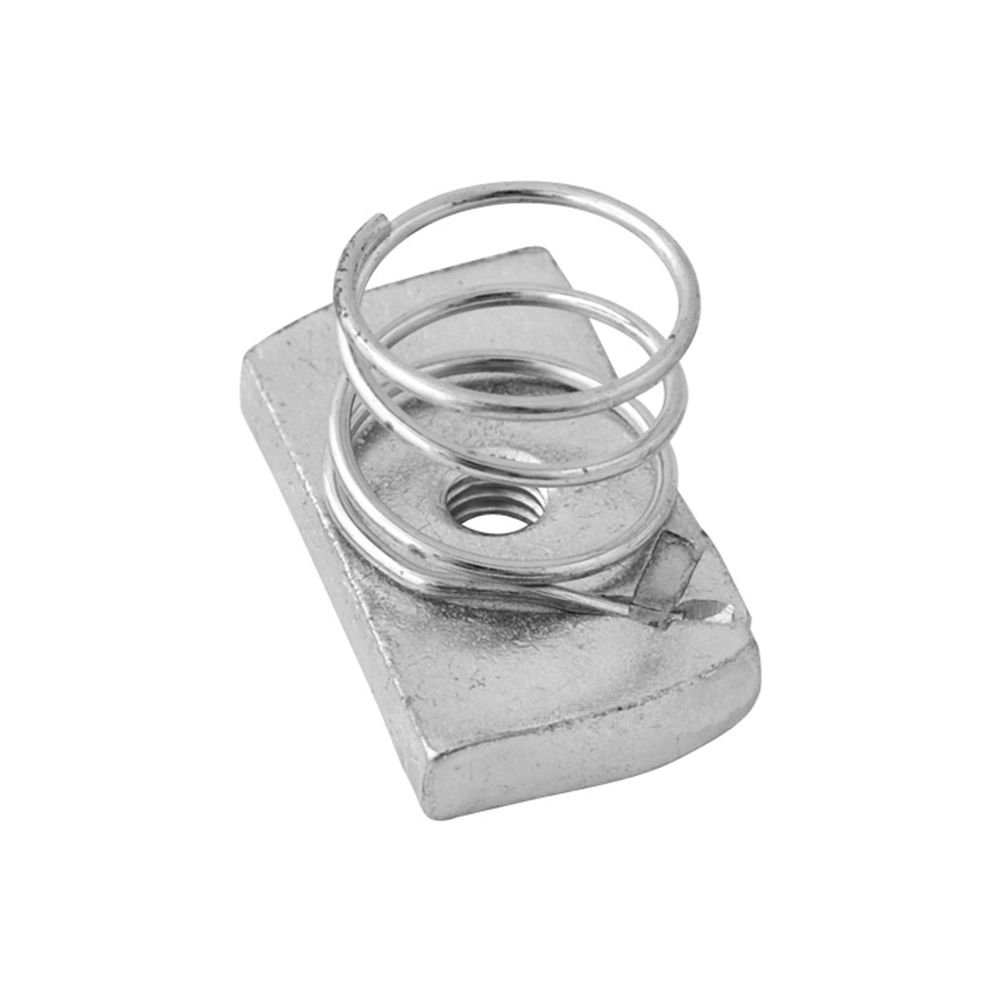 Walraven Strut Schiebemutter M10, 19x34x21mm mit Feder 13mm, feuerverzinkt, 6518110... WALRAVEN-6518110 8712993542451 (Abb. 2)