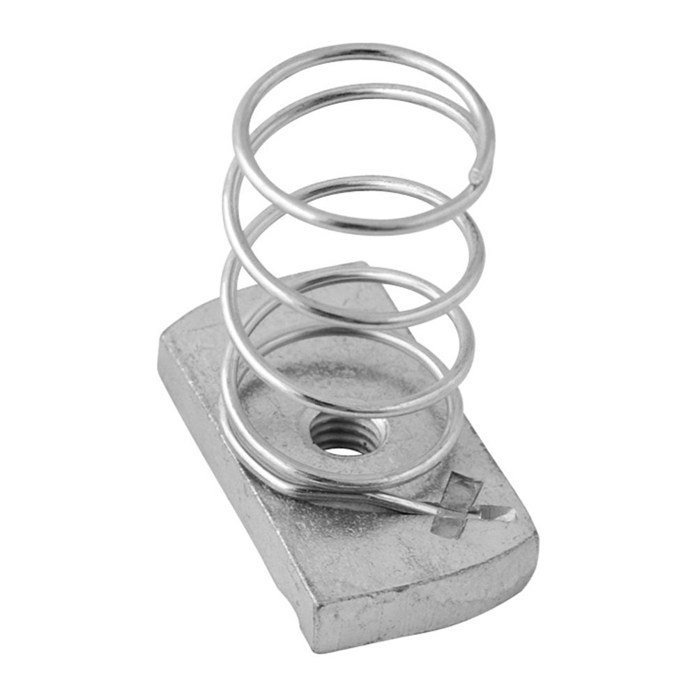 Walraven Strut Schiebemutter M12, 19x34x42mm mit Feder 33mm, feuerverzinkt, 6518212... WALRAVEN-6518212 8712993542499 (Abb. 2)