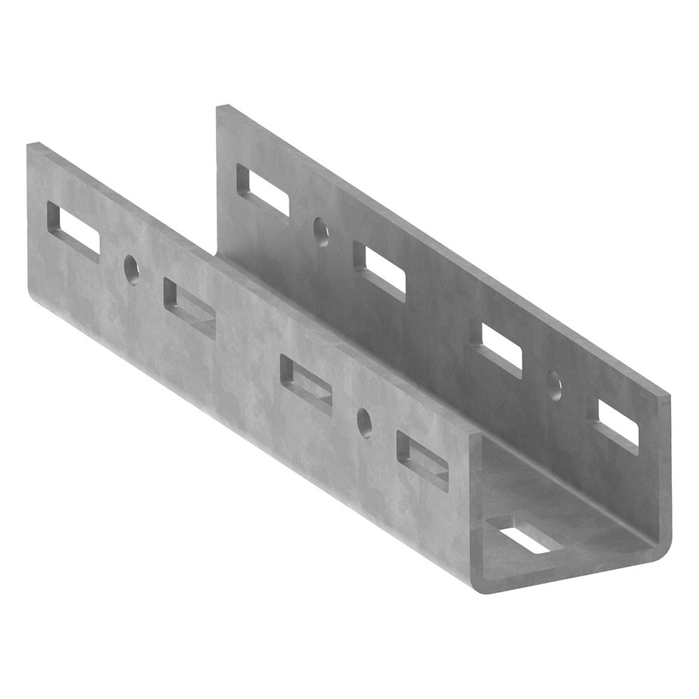Walraven Maxx Längsverbinder LC80, 380x93x71mm für Maxx-Profile, feuerverzinkt... WALRAVEN-6589318 8719942063685 (Abb. 2)
