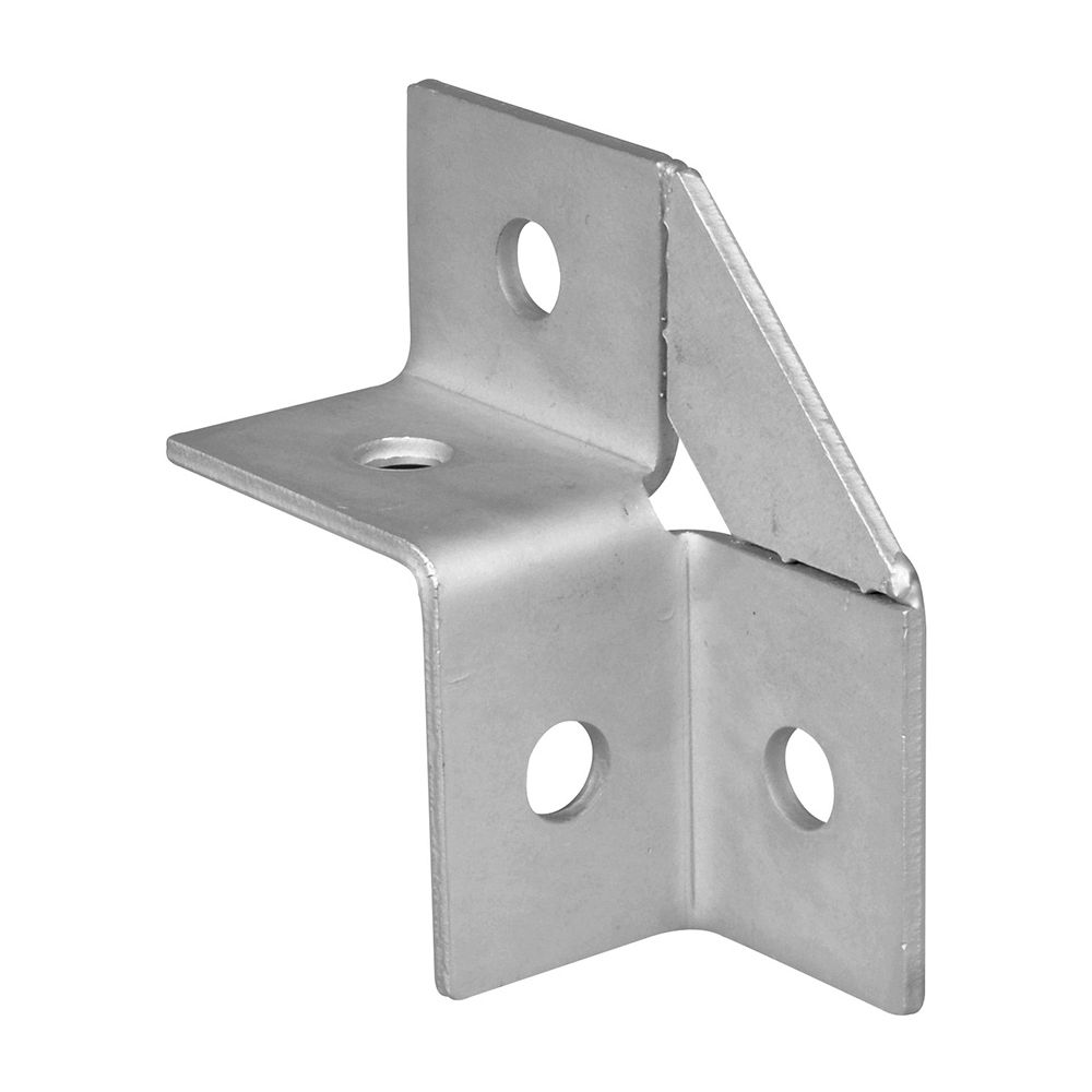 Walraven Strut Schienenverbinder 2D 90 Grad, 105x105x45mm 2x2-Loch 13mm, Edelstahl 1... WALRAVEN-66597914 8719942006002 (Abb. 2)