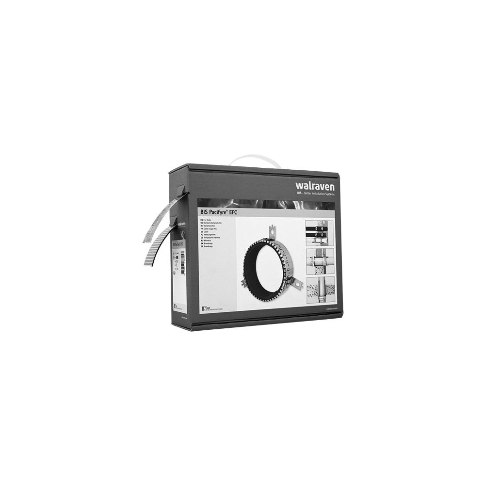 Walraven Pacifyre Brandschutzmanschette EFC, für gedämmte und ungedämmte Rohre, Sp... WALRAVEN-2132100700 8712993951277 (Abb. 2)