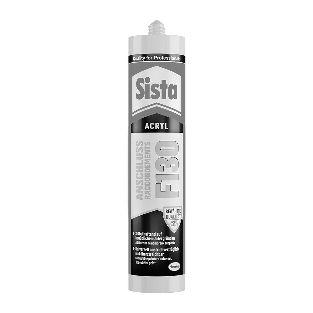 Walraven Sista Acryl F130, für Anschlussfugen innen und außen, 300ml, Weiß... WALRAVEN-HE-L40WS 4015000079372 (Abb. 2)