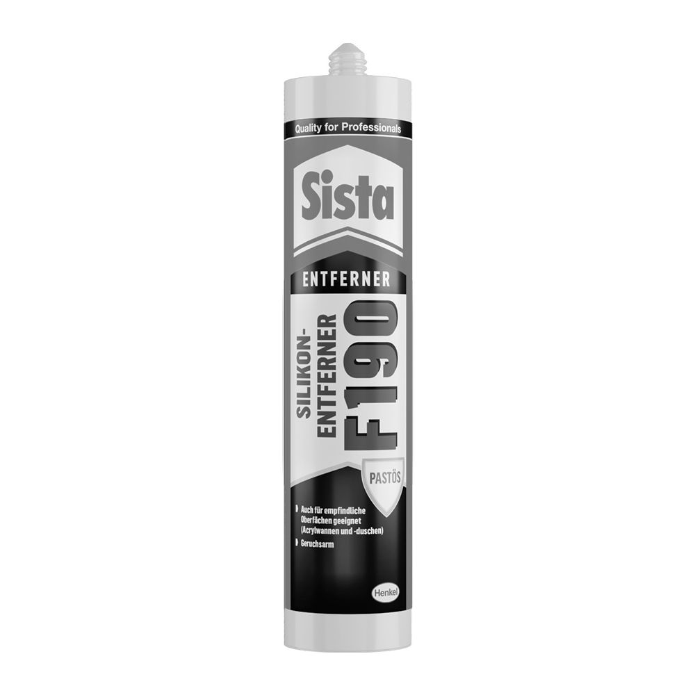 Walraven Sista Silikonentferner F190, für Sanitär- und Baubereich, 300ml... WALRAVEN-HE-L90TR 4057278005301 (Abb. 2)