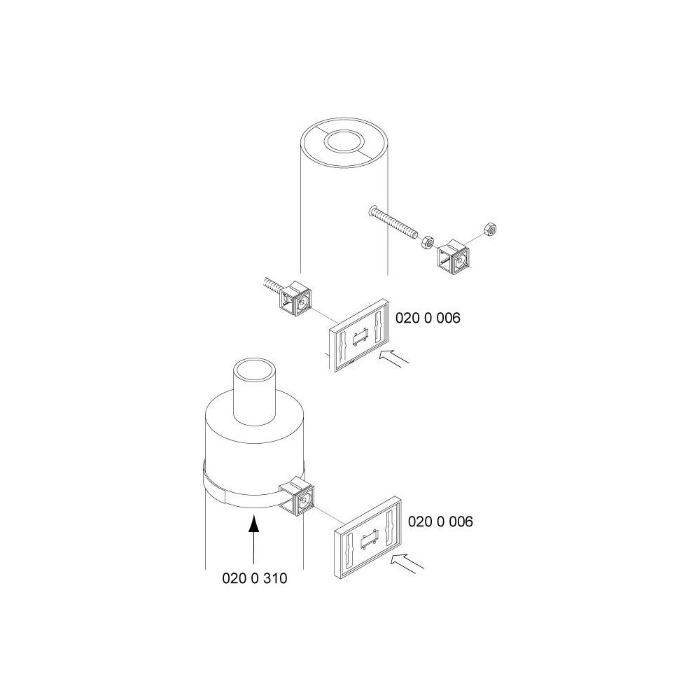 Walraven Schilderhalter IKS-2000, 89,3x58x35mm -15 bis 80 Grad C für Klettband, PP/PA... WALRAVEN-0200006 8712993296972 (Abb. 3)