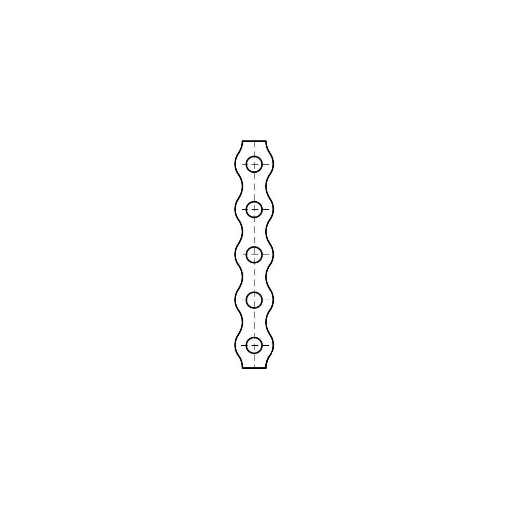 Walraven Montageband gewellt 17x0,8mm Länge 10m Lochbild 7,0mm, Edelstahl 1.4401... WALRAVEN-0833017 8712993211302 (Abb. 3)