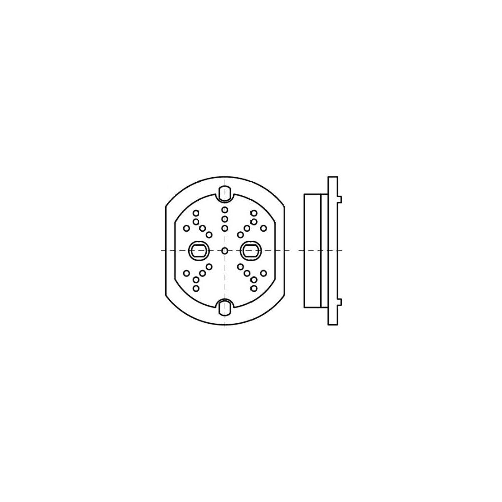 Walraven Bismat Schiene Schalltrenner 54x18mm, ABS, EPDM, 0835001... WALRAVEN-0835001 8712993077571 (Abb. 3)