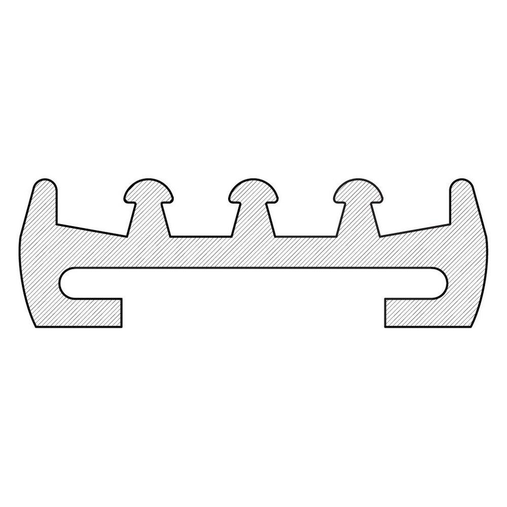 Walraven Gummieinlage 30x3mm, Länge 50m Temperatur bis 200 Grad C, Silikon, Rotbraun... WALRAVEN-0845304 8712993752614 (Abb. 3)