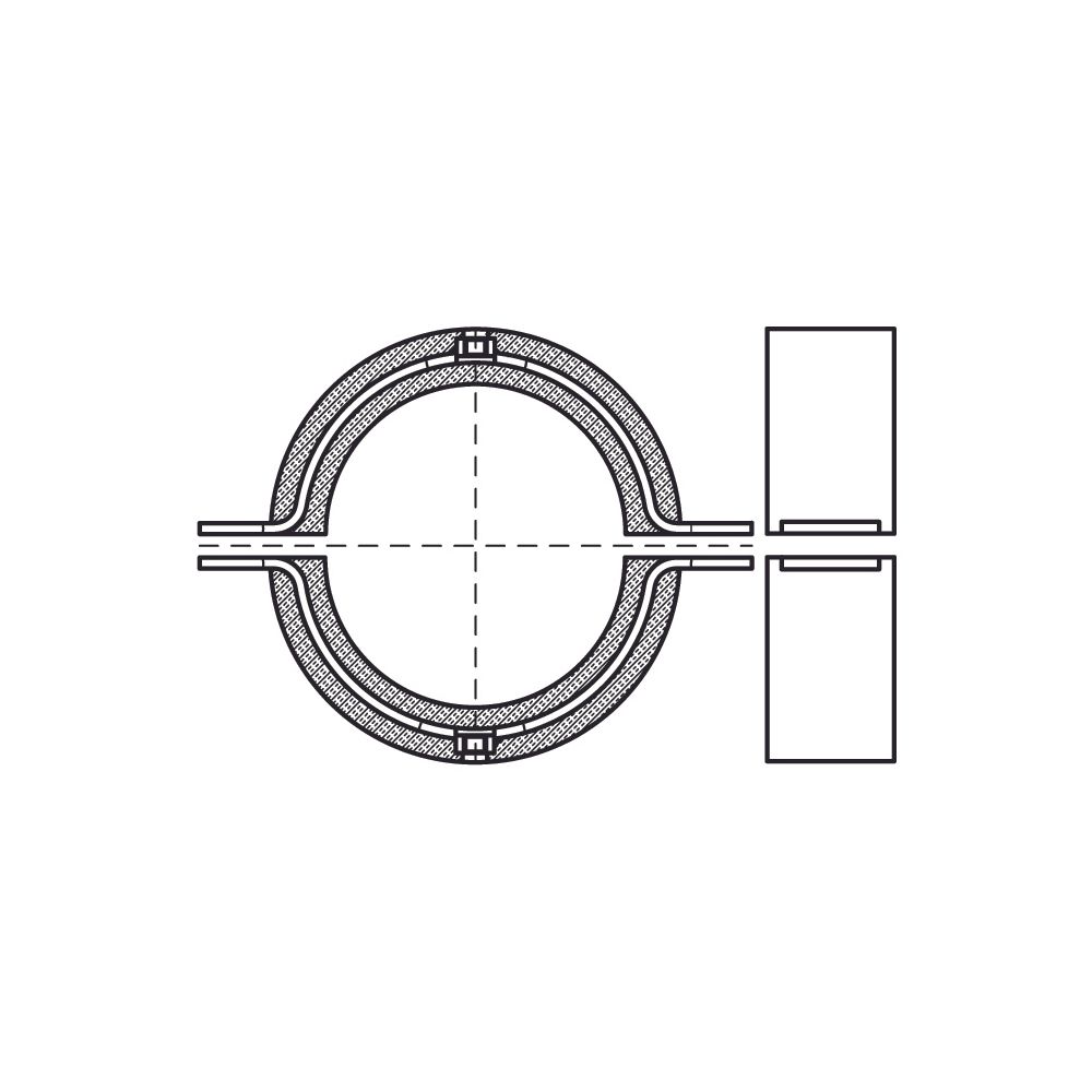 Walraven Bisofix Kälteschelle 88, Gewinde M16, -50 bis 105 Grad C, für Rohrdurchmesse... WALRAVEN-0880273 8712993063185 (Abb. 3)