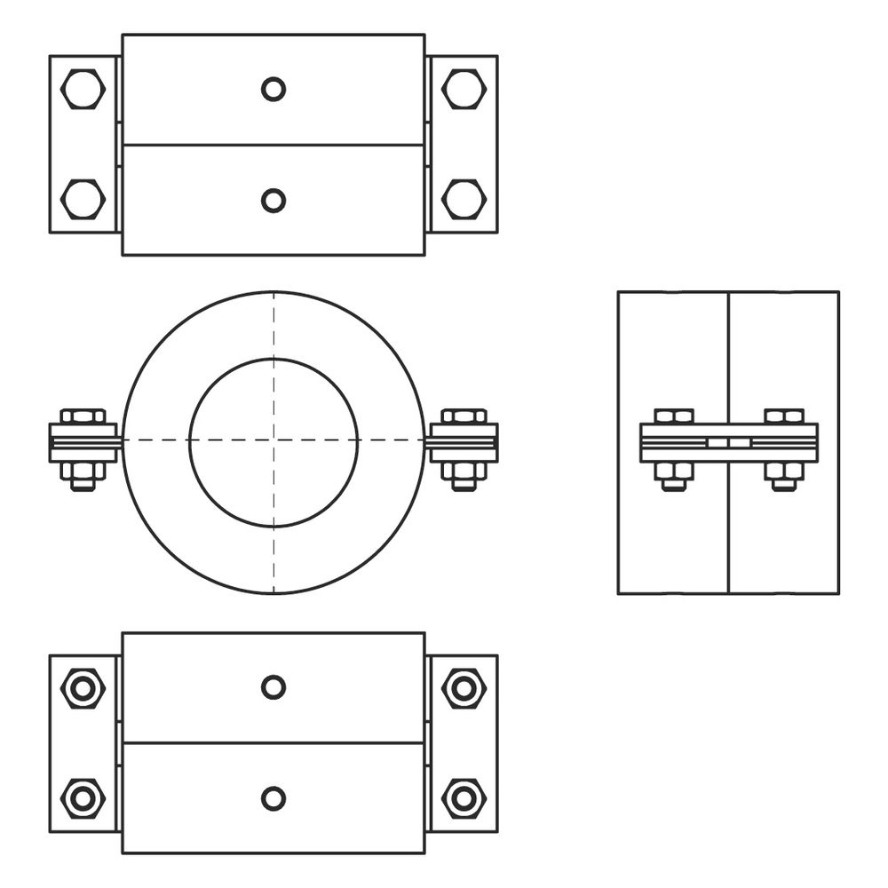 Walraven Bisofix Kältefestpunktschelle CF 88,9mm, PUR-Hartschaum... WALRAVEN-0881088 8712993872305 (Abb. 4)