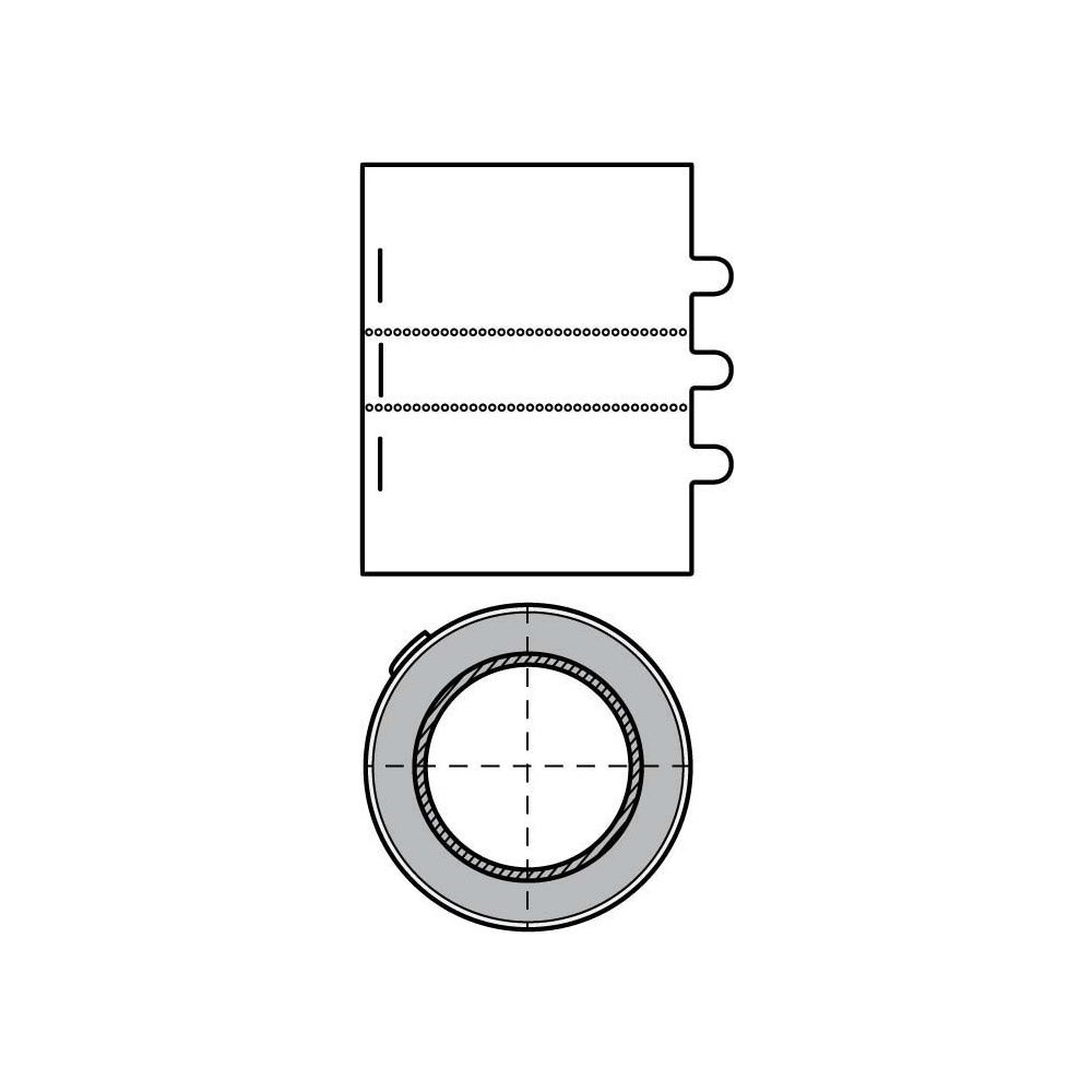 Walraven Pacifyre Brandschutzmanschette MK II 200mm, für brennbare Rohre und gedäm... WALRAVEN-2152198200 8712993527779 (Abb. 3)