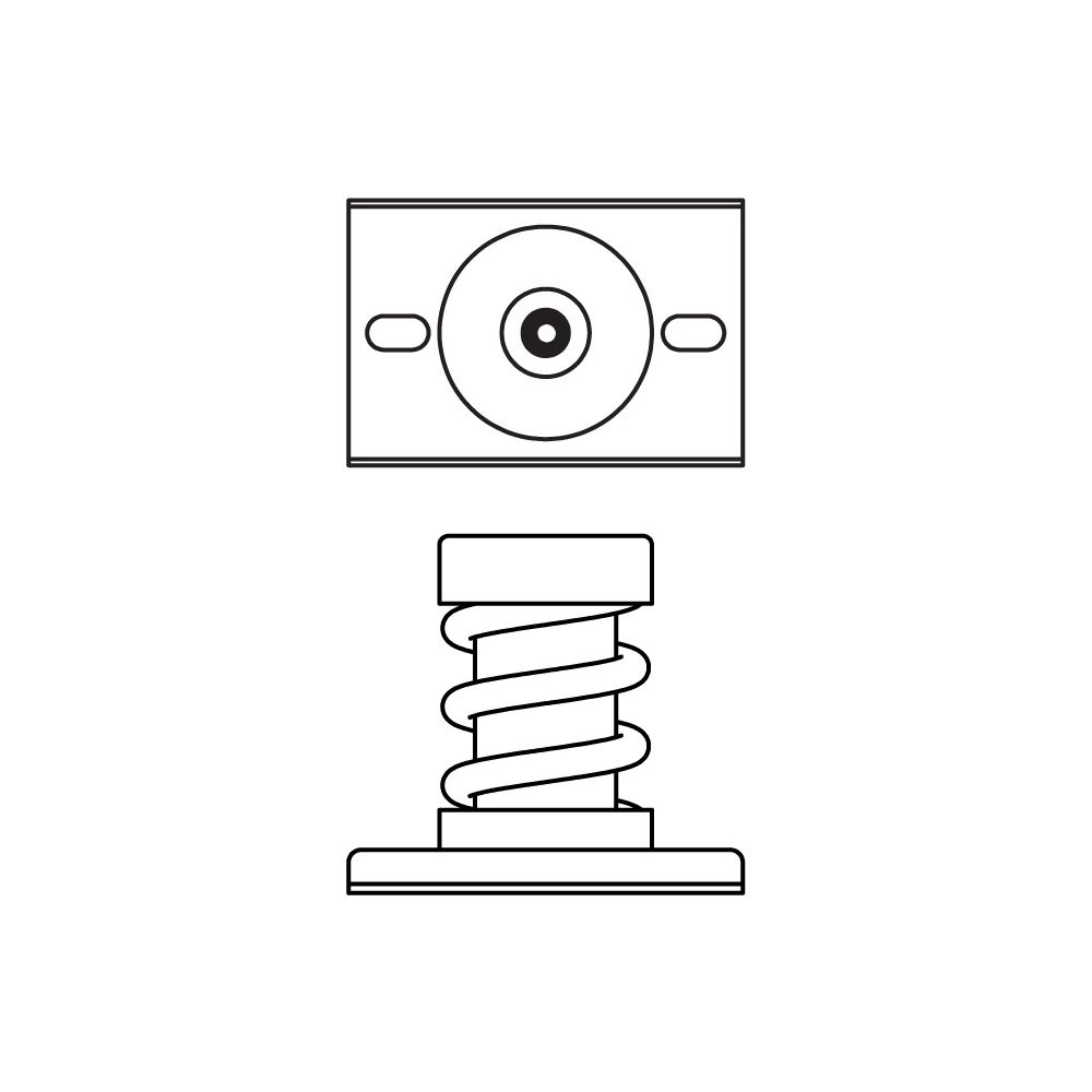 Walraven VibraTek Stahlfederdämpfer MS-1X, Gewinde M12 max. 1500N, 86x128x116mm... WALRAVEN-2800401500 8719942045551 (Abb. 3)