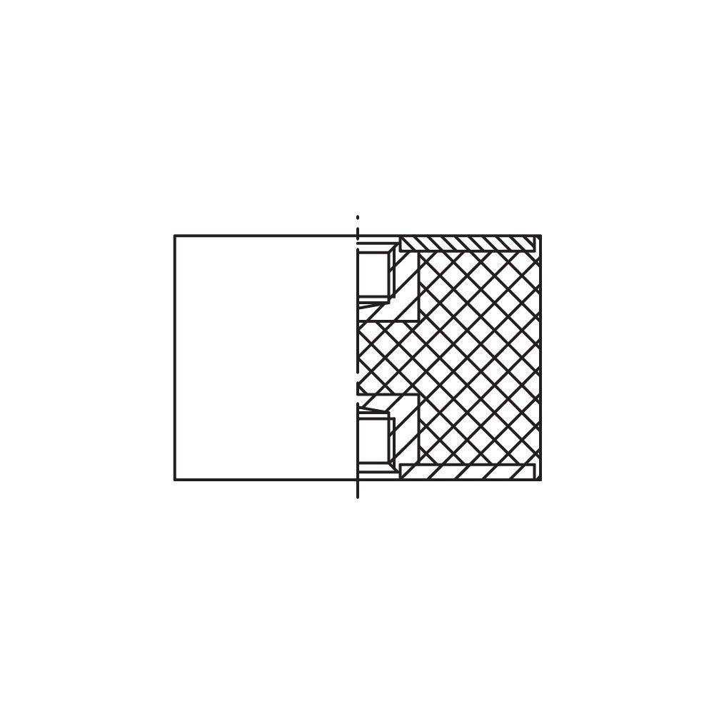 Walraven VibraTek Schwingungsdämpfer SB-FF max. 750N, M8 2x Innengewinde 40x40mm... WALRAVEN-2801600750 8719942047234 (Abb. 3)