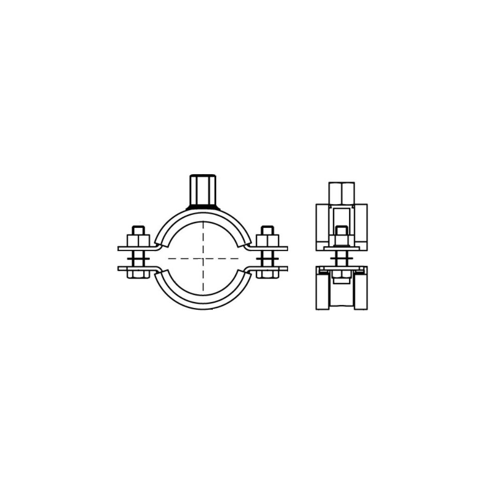Walraven Schwerlastschelle HD1501 M16, 240-250mm Zweischraubenschelle, Edelstahl, EP... WALRAVEN-33177250 8719942043601 (Abb. 3)