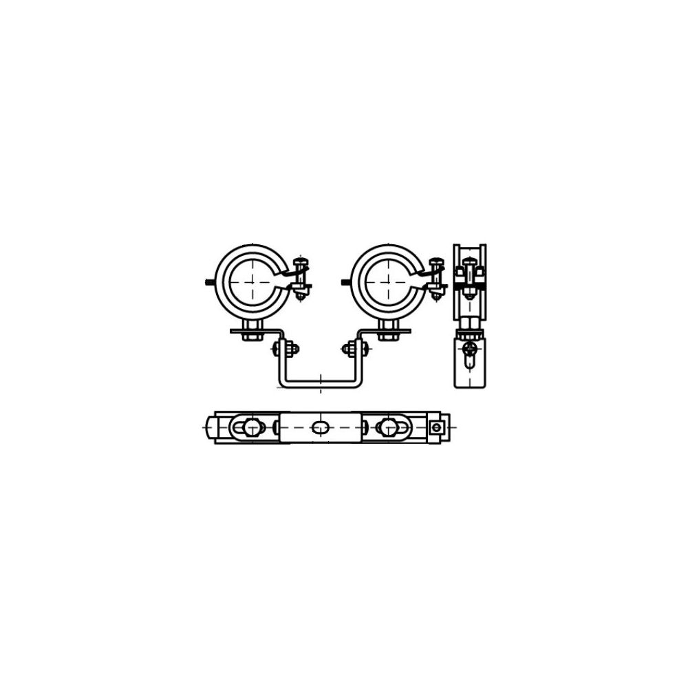 Walraven Rohrschelle Duplo KSB1, 20-23mm EPDM auf Doppelbügel, elektrolytisch verzink... WALRAVEN-3393223 8712993700967 (Abb. 3)