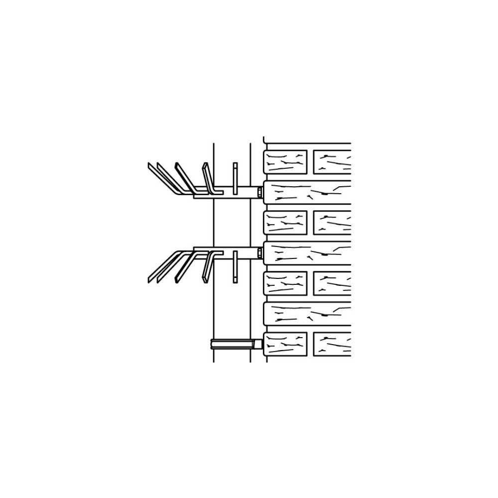 Walraven Anti-Kletter-Schelle d. 110mm, Kletterschutz für Regenrohr 80-100mm, feuerve... WALRAVEN-4191810 8712993272686 (Abb. 3)