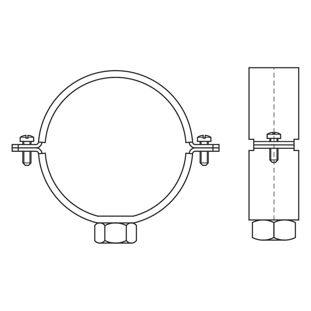 Walraven Gleitschelle 434 M10 125mm, Rohrschelle für PE-Rohr, Edelstahl... WALRAVEN-4347125 8712993005918 (Abb. 3)