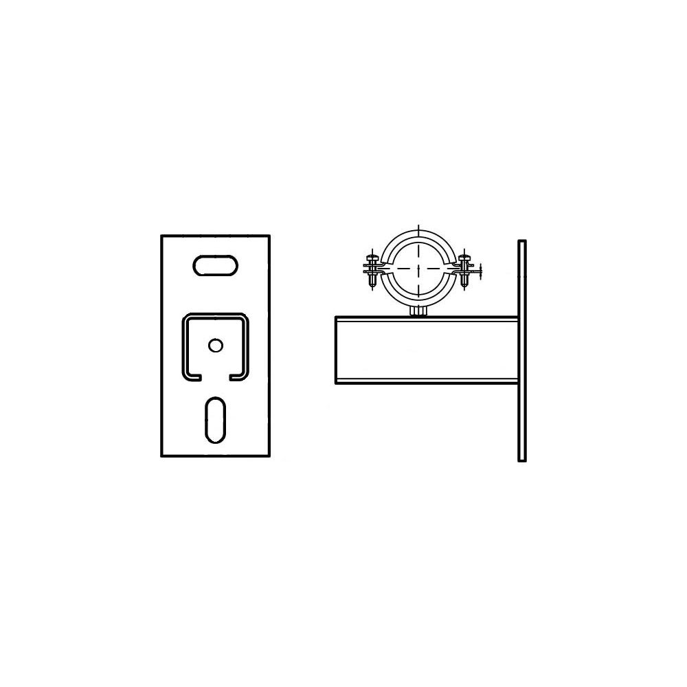 Walraven Befestigungssatz, 1" für Gaszählerhalter, Konsolen 30x15mm, elektrolytisch v... WALRAVEN-4923135 8712993045822 (Abb. 3)