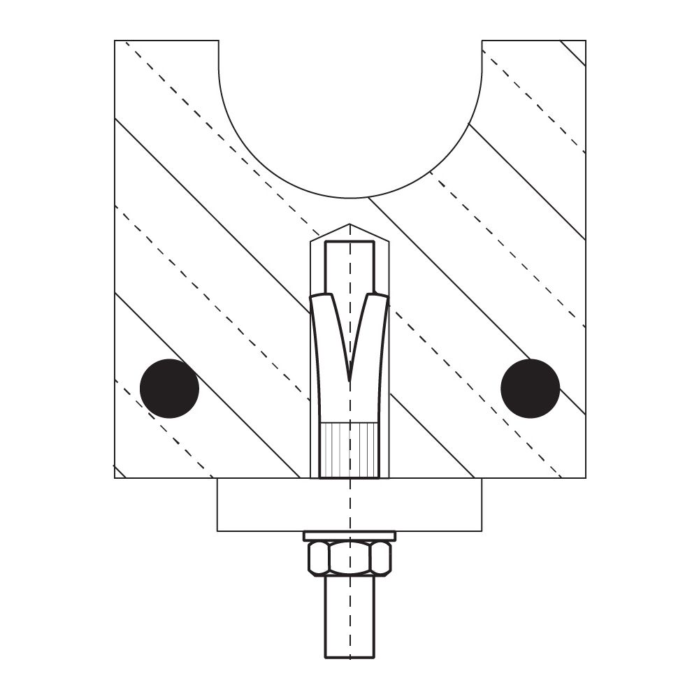 Walraven Hohldeckenanker WHC, M8x44mm für Spannbeton-Hohldeckenplatten, elektrolytisc... WALRAVEN-6096408 8719942032155 (Abb. 3)