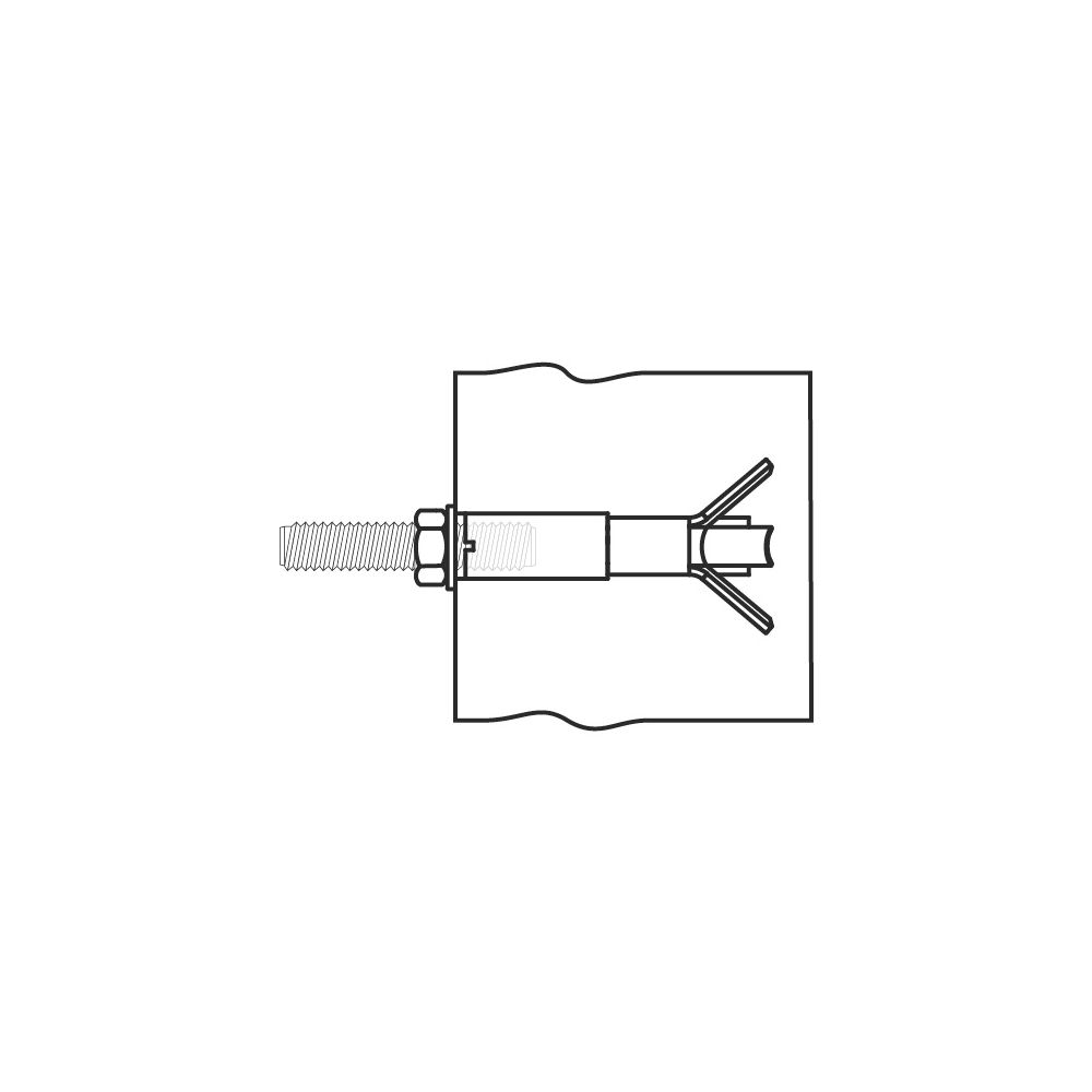 Walraven Porenbetonanker WGB-M, M12 VdS-Zulassung, R30-R120, elektrolytisch verzinkt... WALRAVEN-6103512 8719942025072 (Abb. 3)