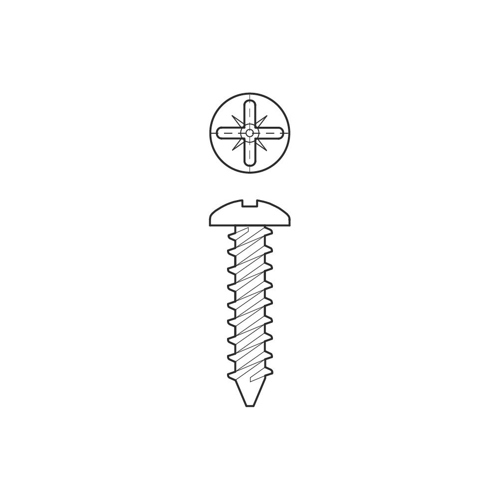 Walraven Blechschraube DIN 7981, 4,8x16mm Zylinderkopf, elektrolytisch verzinkt... WALRAVEN-6174516 8712993370313 (Abb. 3)