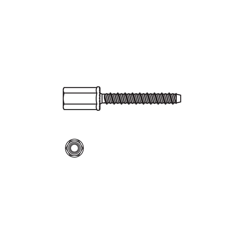 Walraven Betonankerschraube W-LX-N 6x55mm, Innengewinde M8/M10 und SW13, für un-/ger... WALRAVEN-62433305 8719942052764 (Abb. 5)