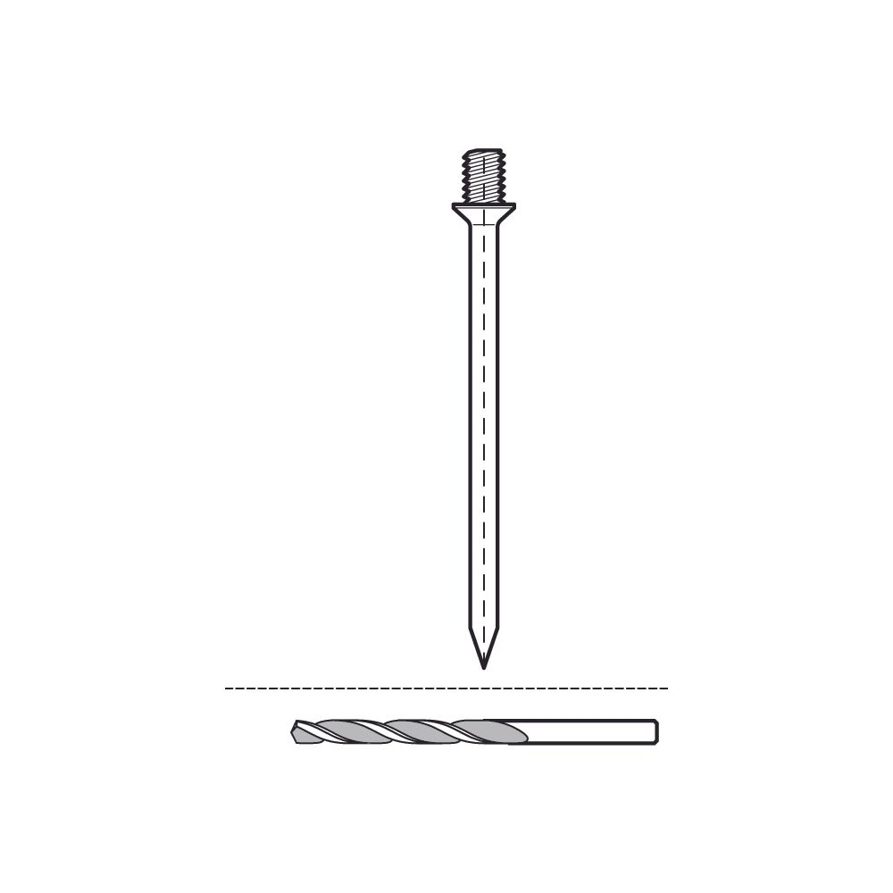Walraven Einschlagdübel M6x30mm, gehärteter Stahl elektrolytisch verzinkt... WALRAVEN-6333630 8712993003082 (Abb. 3)