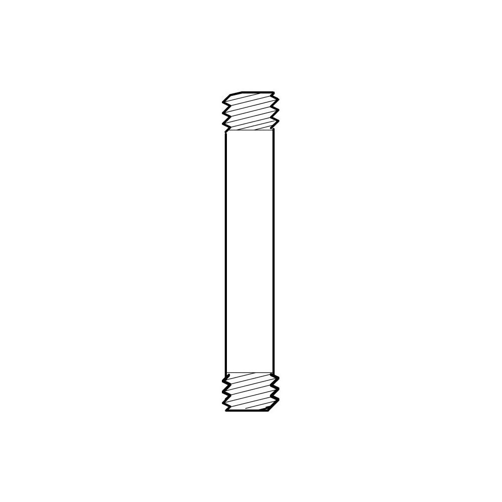 Walraven Abstandsnippel mit 2x Außengewinde, M8x35mm, Stahl elektrolytisch verzinkt... WALRAVEN-6413358 8712993069507 (Abb. 3)