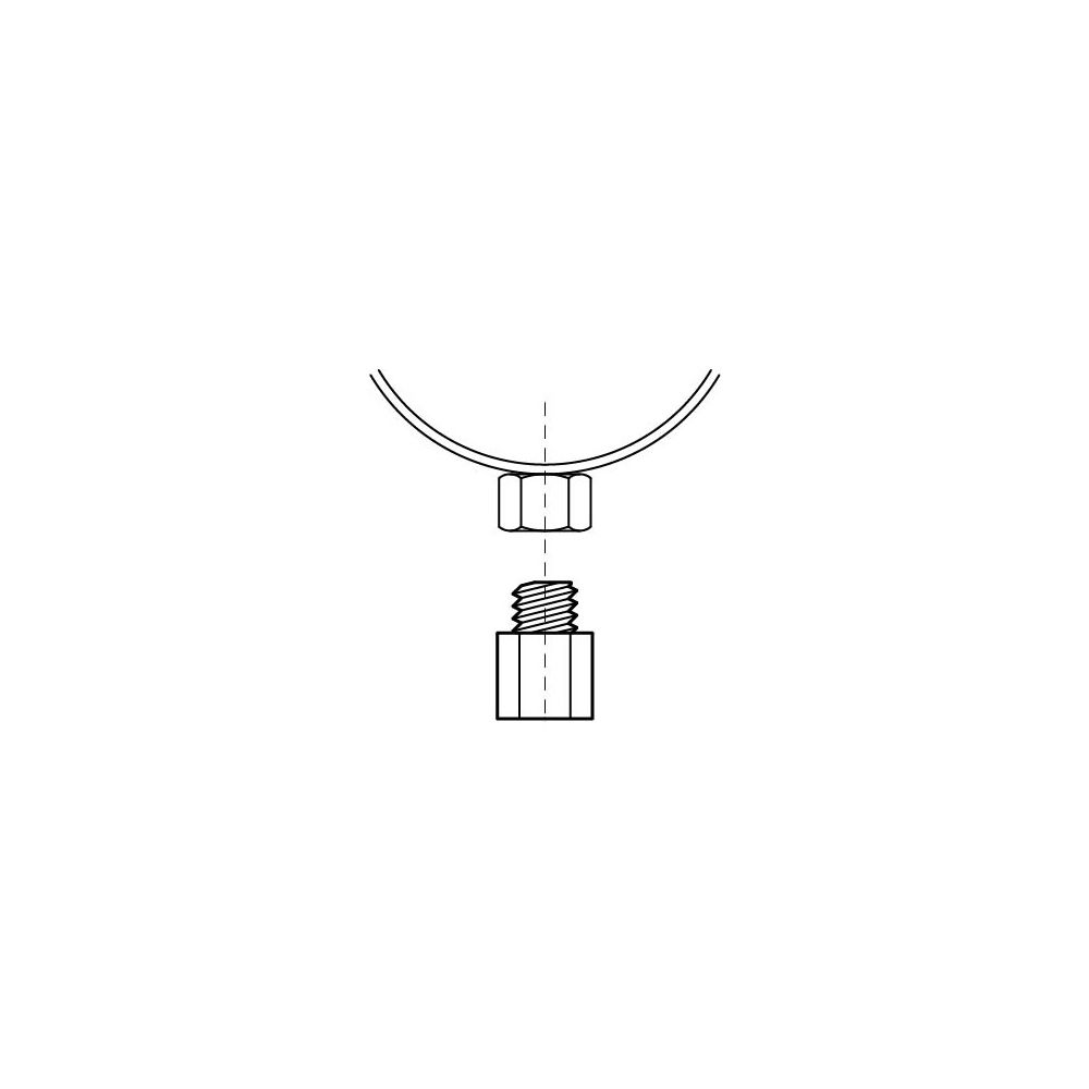 Walraven Reduzierstück, Außengewinde M10 x Innengewinde M8, Edelstahl V4A... WALRAVEN-6477308 8712993094158 (Abb. 3)