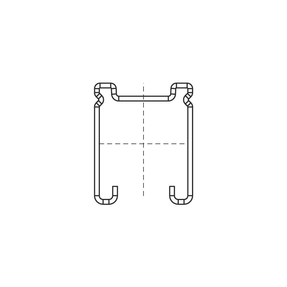 Walraven RapidStrut Montageschiene DS 5 BUP, C-Profil mit cm-Skala 41x51mm Länge 2m ... WALRAVEN-65058252 8712993005079 (Abb. 3)