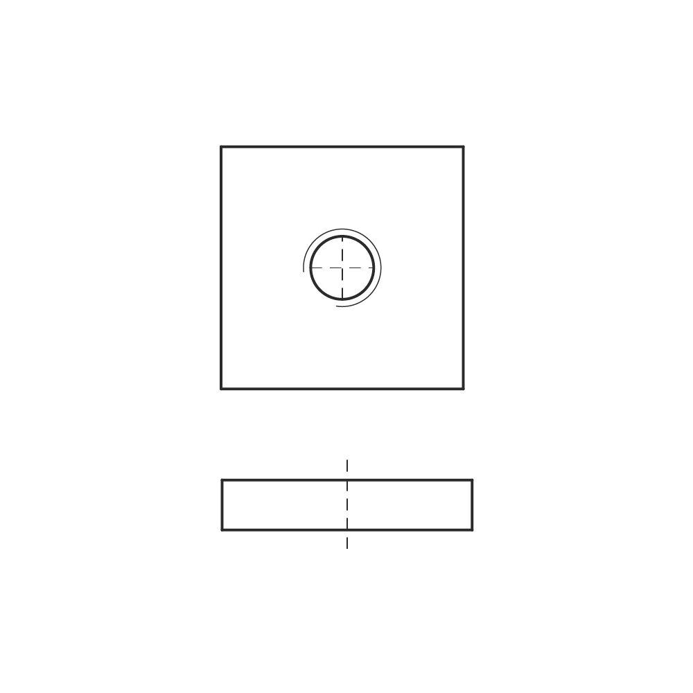 Walraven Strut Schiebemutter M16, 35x35x10mm, Edelstahl V4A, 6517716... WALRAVEN-6517716 8719942025225 (Abb. 3)