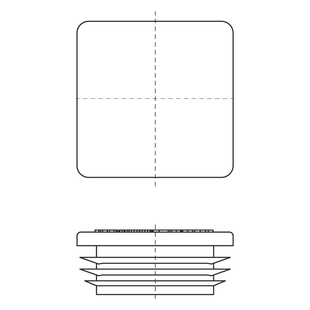 Walraven Maxx Profilendstopfen EC150 100x150x33mm, Polyethylen, Grün... WALRAVEN-6566815 8719942103015 (Abb. 3)
